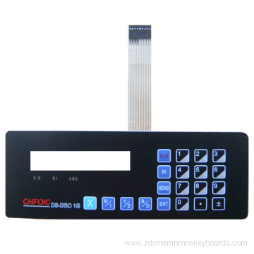 Waterproof pushbutton Custom LCD Membrane Keypad